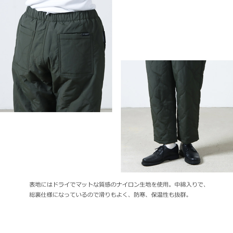 AXESQUIN() QUILTED FATIGUE PANTS 2.0