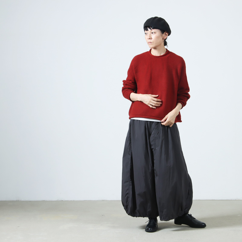 AXESQUIN() NYLON TAFFTA EASY SKIRT