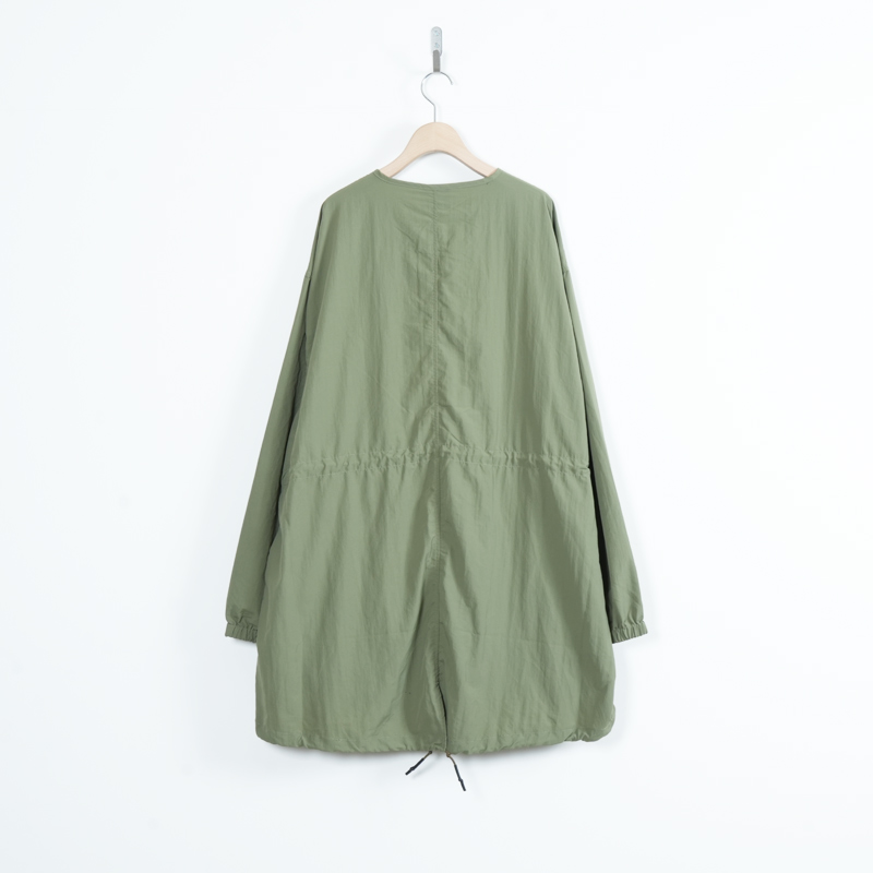 AXESQUIN(����������������) TASLAN NYLON COLLARLESS COAT