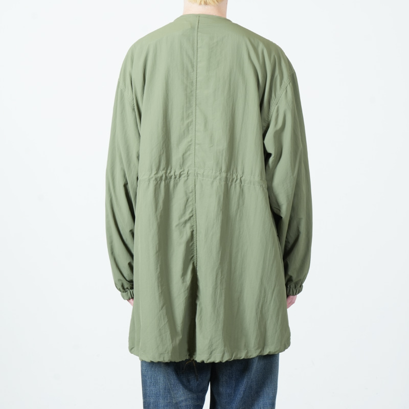 AXESQUIN(����������������) TASLAN NYLON COLLARLESS COAT