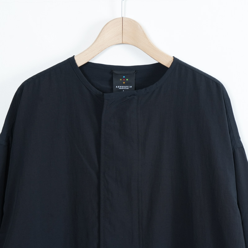 AXESQUIN(����������������) TASLAN NYLON COLLARLESS COAT