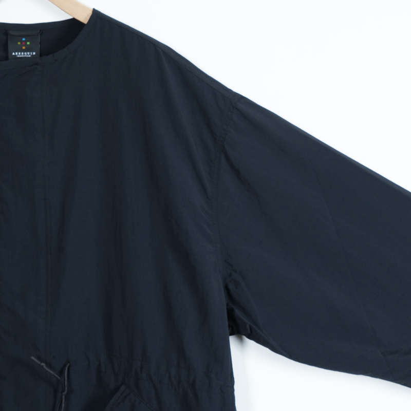 AXESQUIN(����������������) TASLAN NYLON COLLARLESS COAT