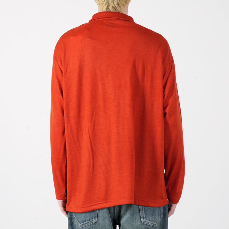 AXESQUIN(����������������) MERIO WOOL L/S POLO SHIRT