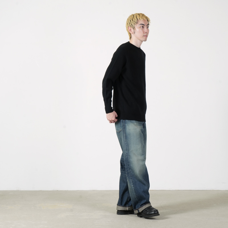 AXESQUIN(����������������) MERIO WOOL L/S POLO SHIRT