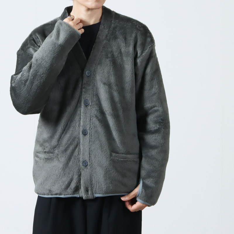 AXESQUIN() POLARTEC HIGH LOFT BUTTON CARDIGAN 2.0