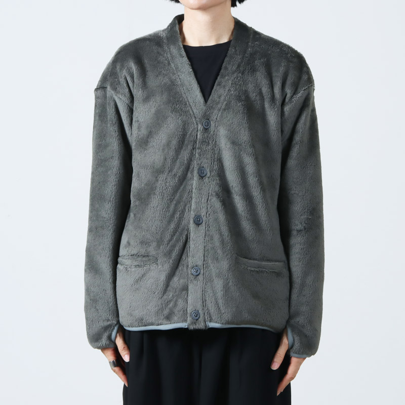 AXESQUIN() POLARTEC HIGH LOFT BUTTON CARDIGAN 2.0