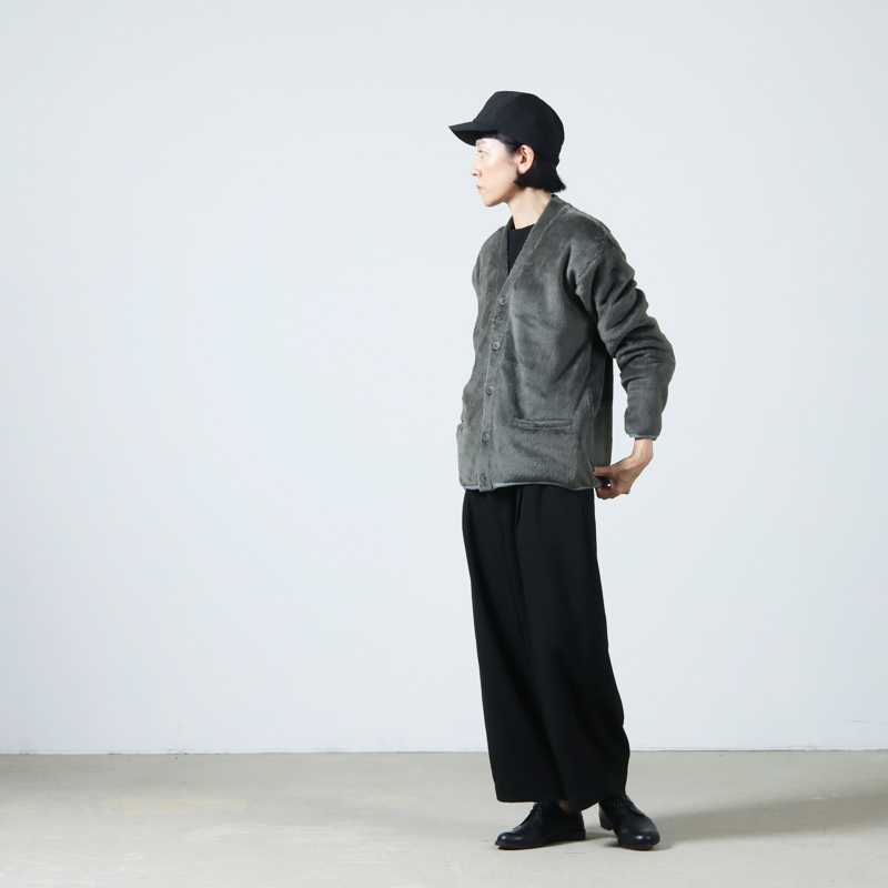 AXESQUIN() POLARTEC HIGH LOFT BUTTON CARDIGAN 2.0