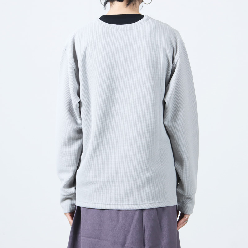 AXESQUIN() QD ECO WAFFLE CARDIGAN
