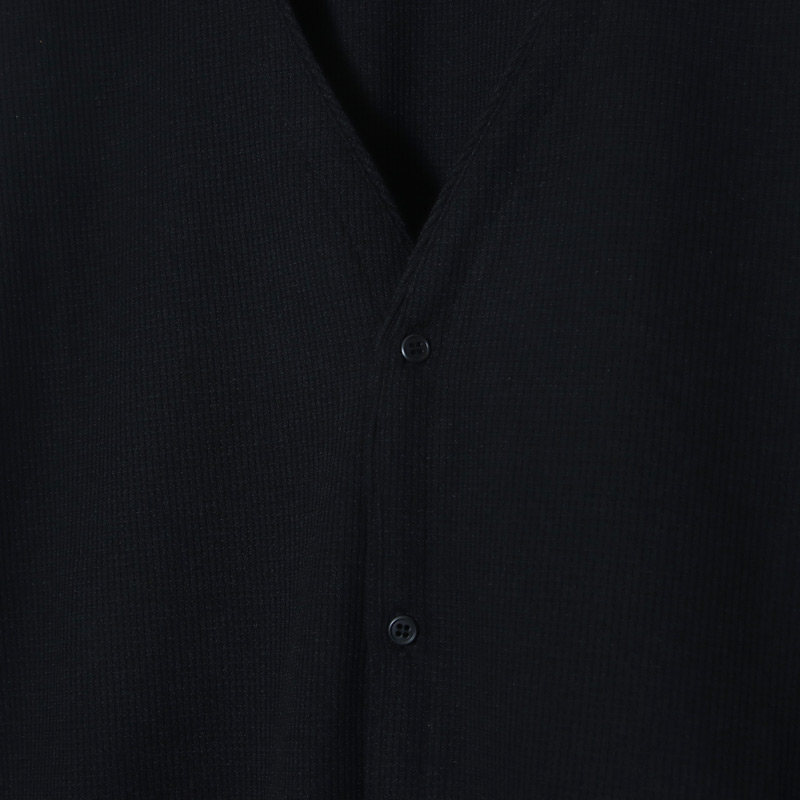 AXESQUIN() QD ECO WAFFLE CARDIGAN