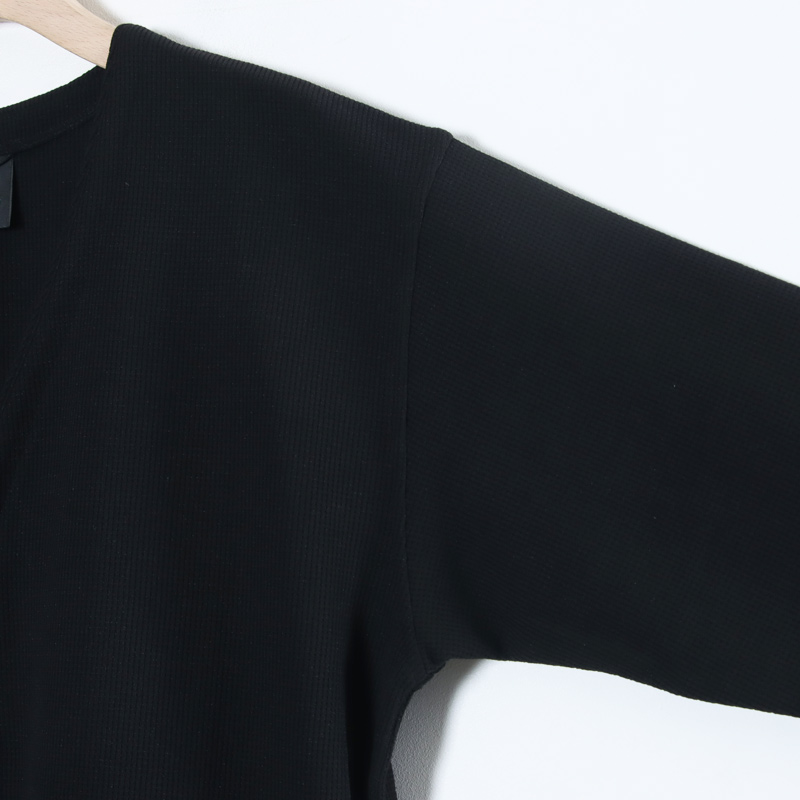 AXESQUIN() QD ECO WAFFLE CARDIGAN