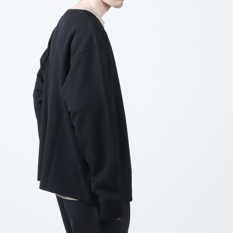 AXESQUIN() QD ECO WAFFLE CARDIGAN