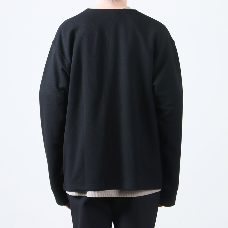 AXESQUIN() QD ECO WAFFLE CARDIGAN