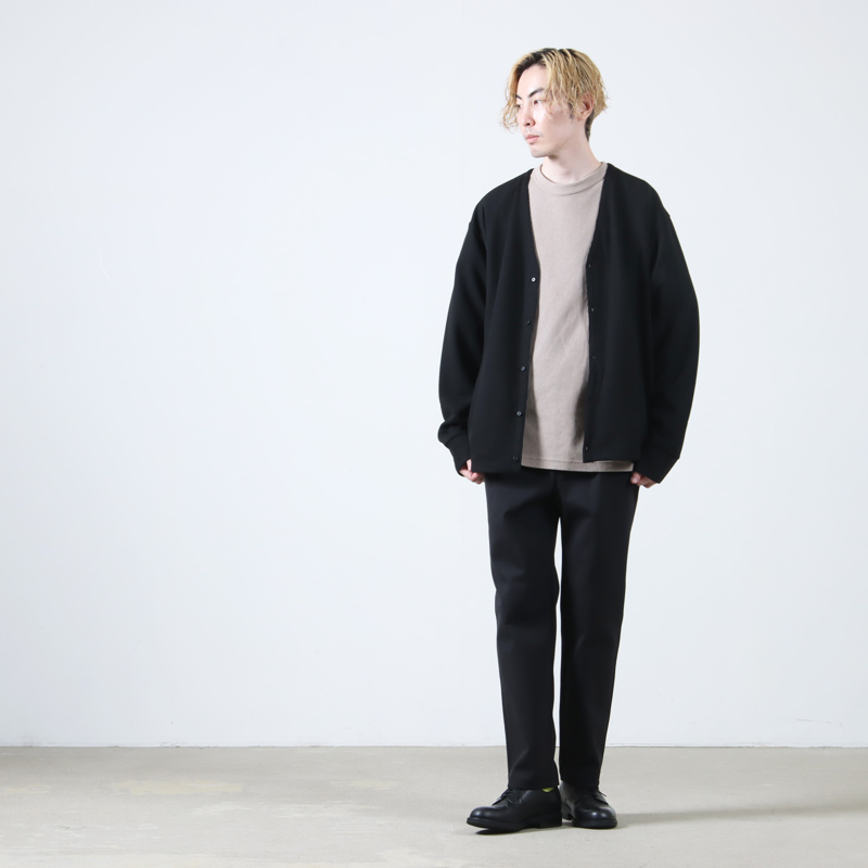 AXESQUIN() QD ECO WAFFLE CARDIGAN