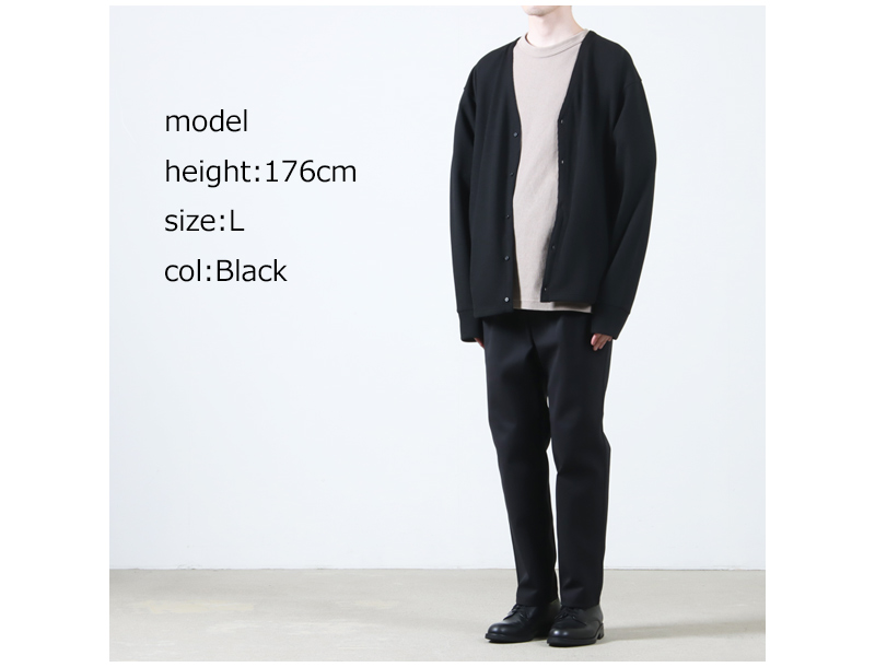 AXESQUIN() QD ECO WAFFLE CARDIGAN