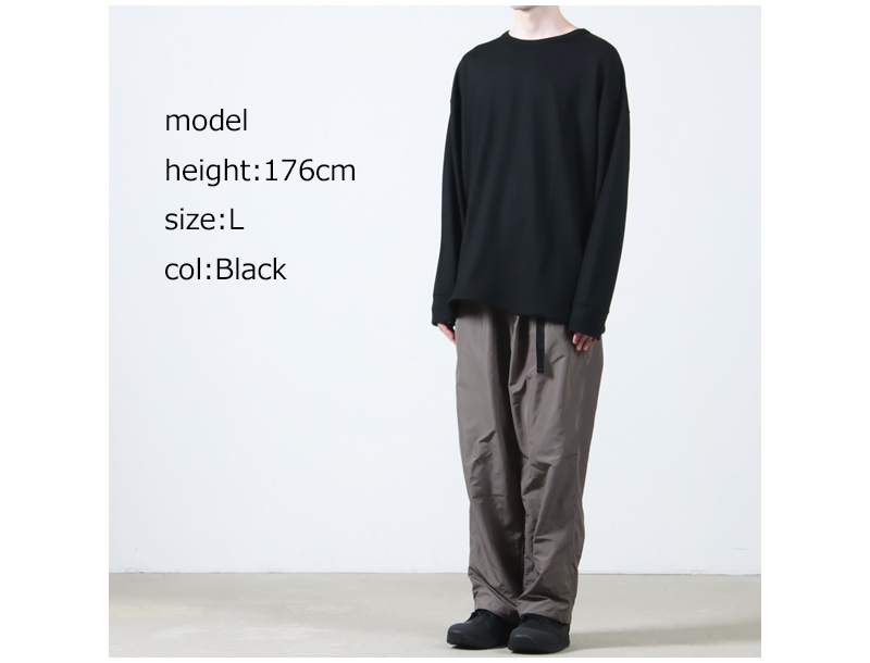 AXESQUIN() MERINOWOOL BASIC L/S TEE