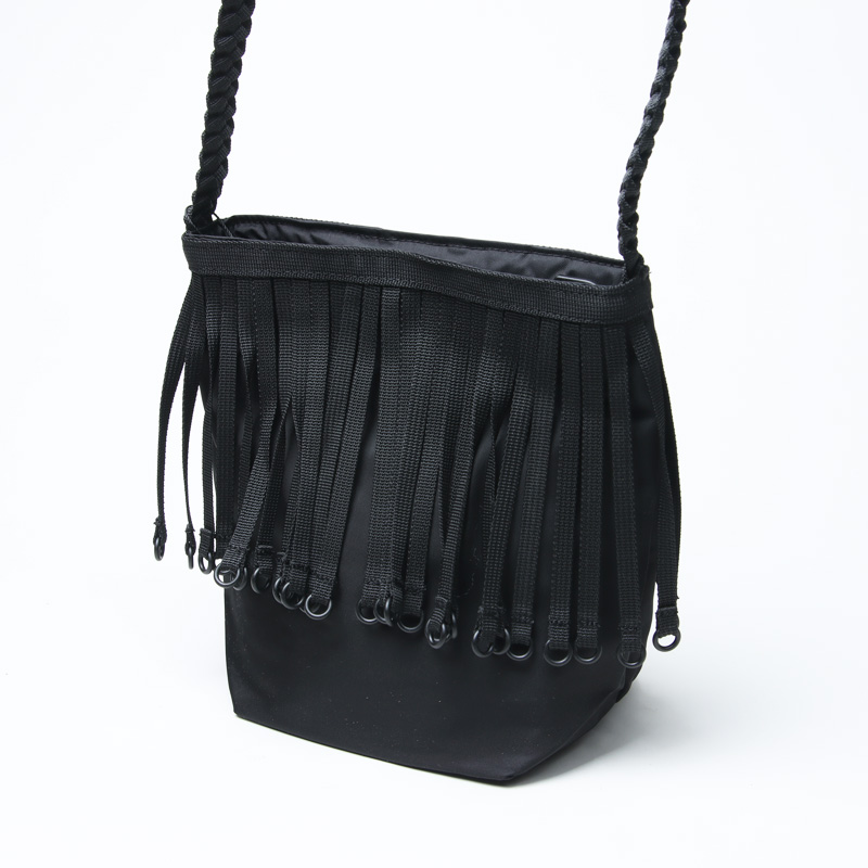 bagjack(Хåå) TAPE FRINGE ONE SHOUDER BAG SMALLNYLON TWILL