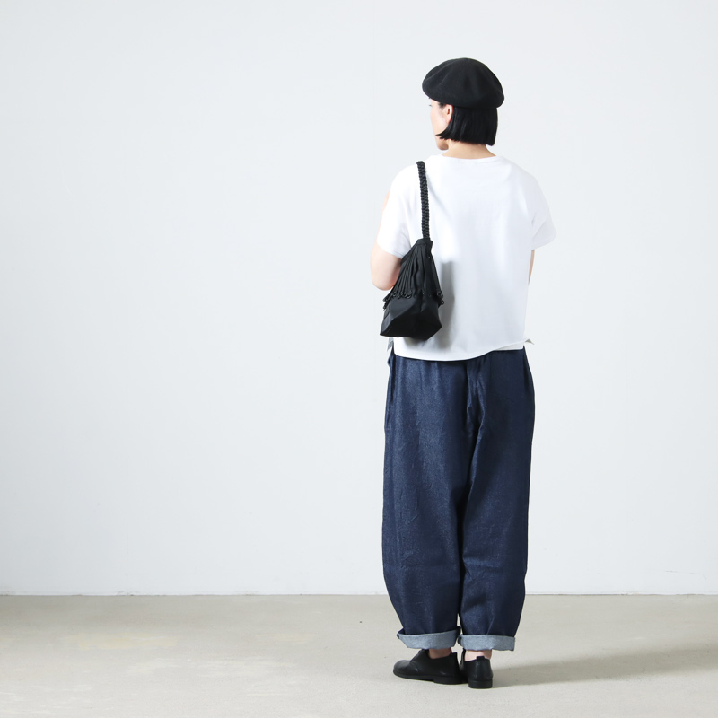bagjack(Хåå) TAPE FRINGE ONE SHOUDER BAG SMALLNYLON TWILL