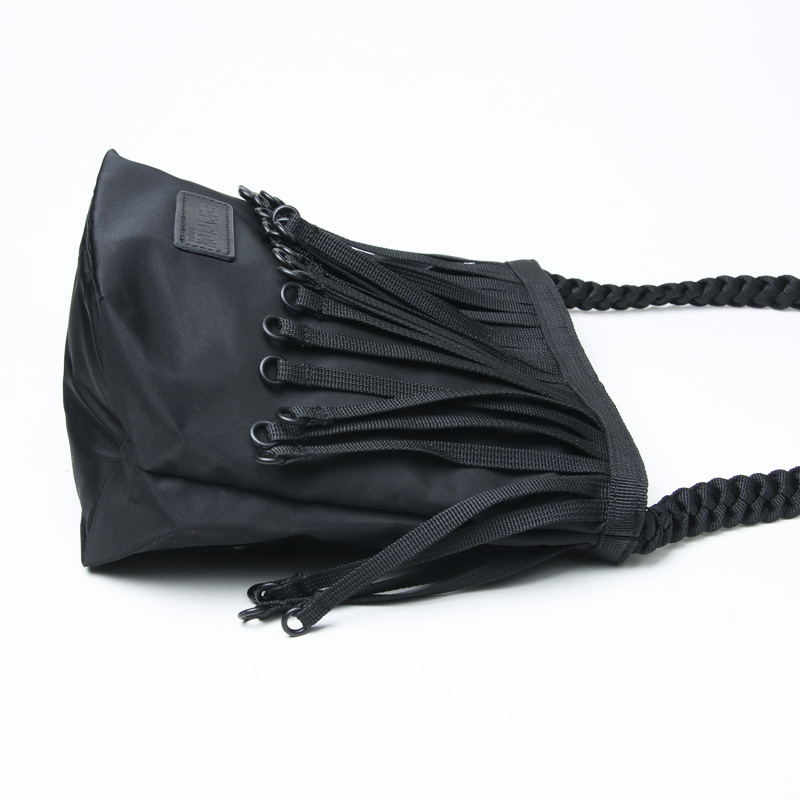 bagjack(Хåå) TAPE FRINGE ONE SHOUDER BAG SMALLNYLON TWILL