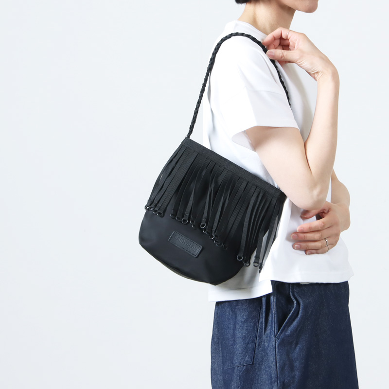 bagjack(Хåå) TAPE FRINGE ONE SHOUDER BAG SMALLNYLON TWILL