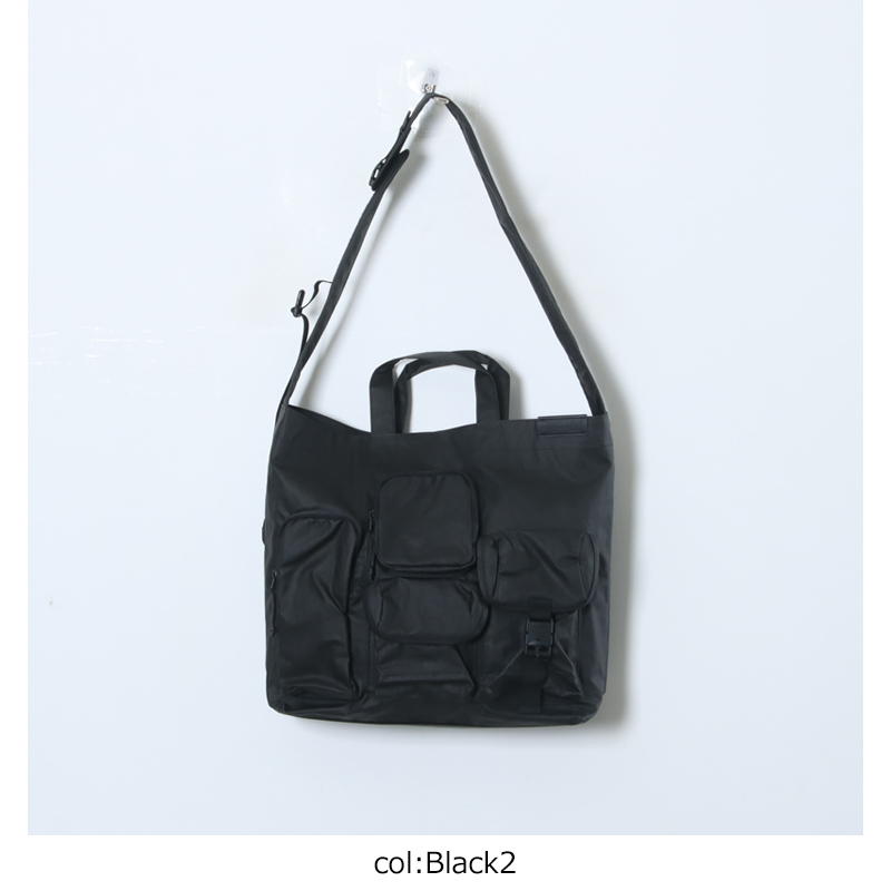 bagjack(Хåå) MULTI POCKETS 2WAY TOTE MEDIUM BLACK2