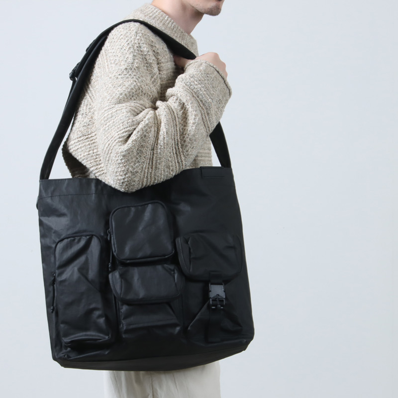 bagjack(Хåå) MULTI POCKETS 2WAY TOTE MEDIUM BLACK2