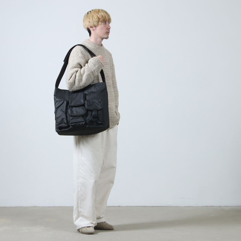 bagjack(Хåå) MULTI POCKETS 2WAY TOTE MEDIUM BLACK2