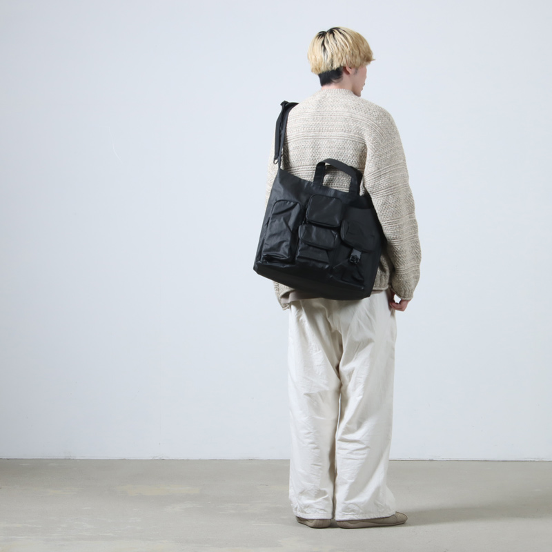 bagjack(Хåå) MULTI POCKETS 2WAY TOTE MEDIUM BLACK2