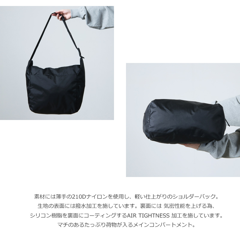 bagjack(Хåå) SHOULDER BAG210D NYLON AIR TIGHTNESS COATINGBLACK1