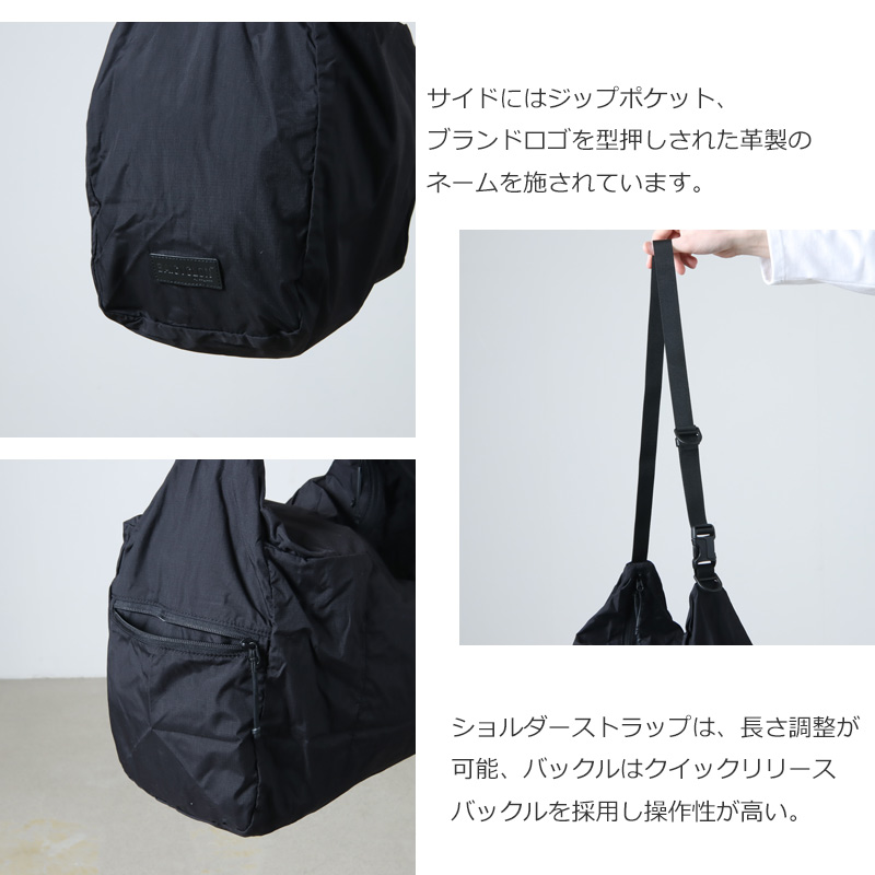 bagjack(Хåå) SHOULDER BAG80D CORDURA NYLON RIPSTOPBLACK2