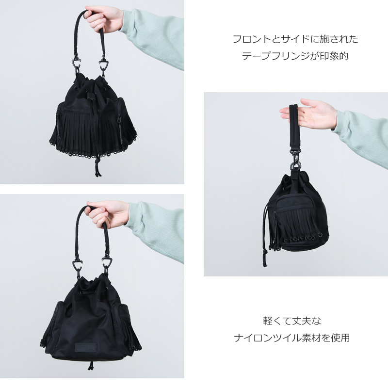 bagjack(�Хå�����å�) TAPE FRINGE DRAW STRING BAG