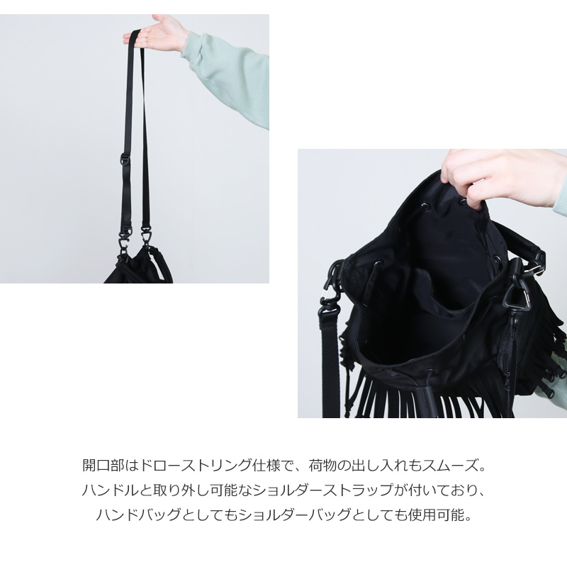 bagjack(�Хå�����å�) TAPE FRINGE DRAW STRING BAG