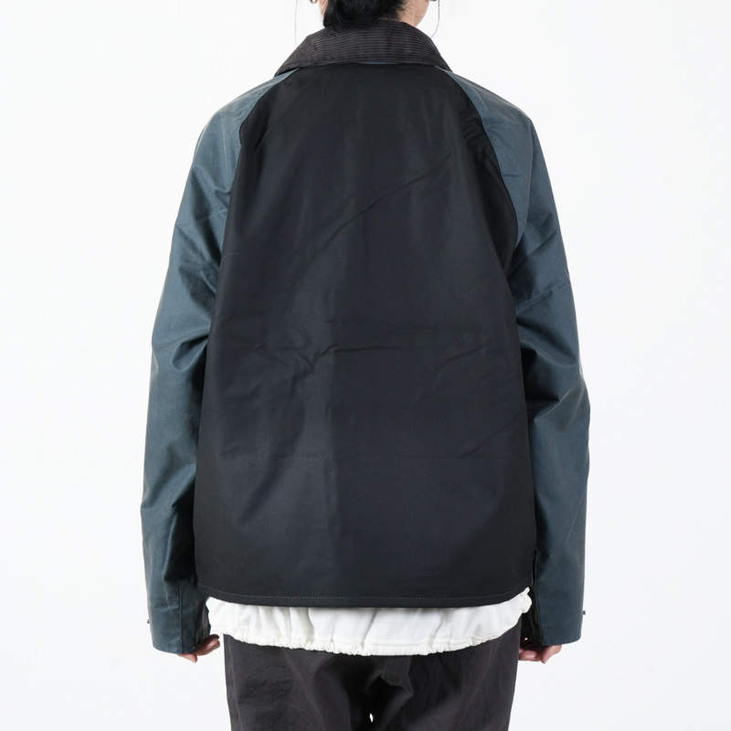 BARBOUR (バブアー) barbour patchwork transport wax jacket
