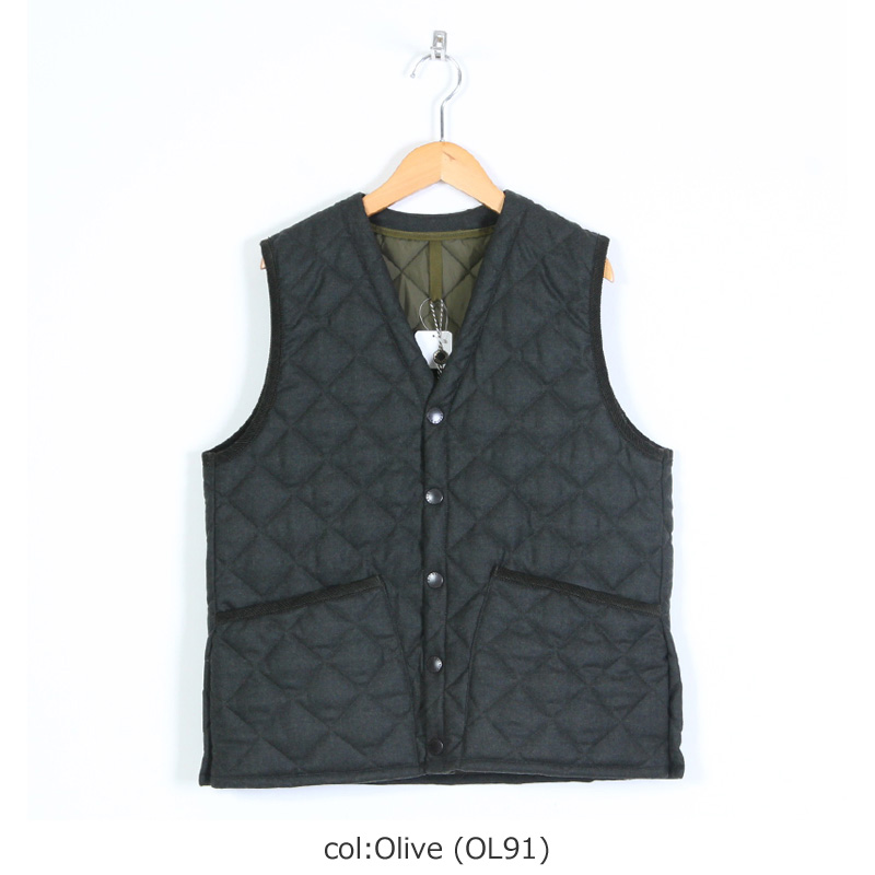 BARBOUR (バブアー) QUILT VEST WOOL / ウールキルティングベスト