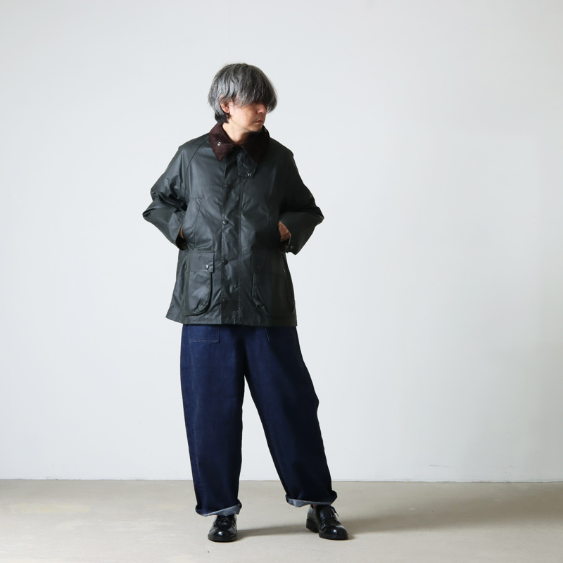 Barbour OS WAX BEDALE BLACK 40 サイズ ビデイル-