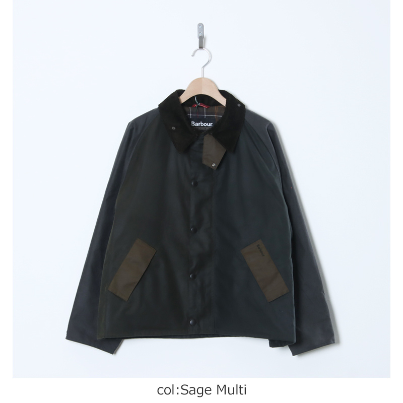 BARBOUR(バブアー) patchwork transport wax jacket