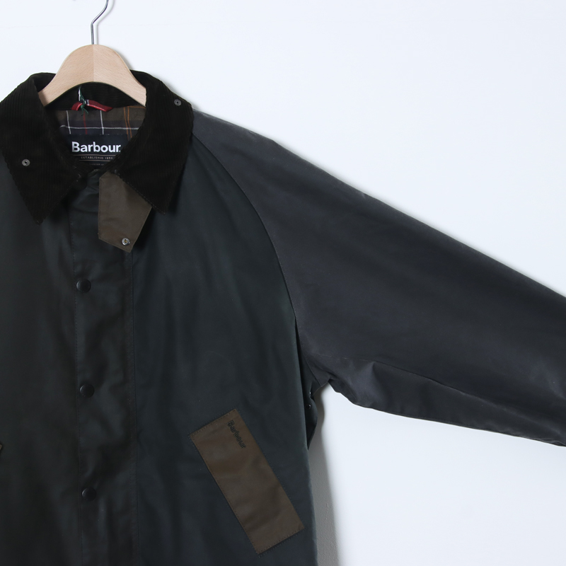 BARBOUR(バブアー) patchwork transport wax jacket