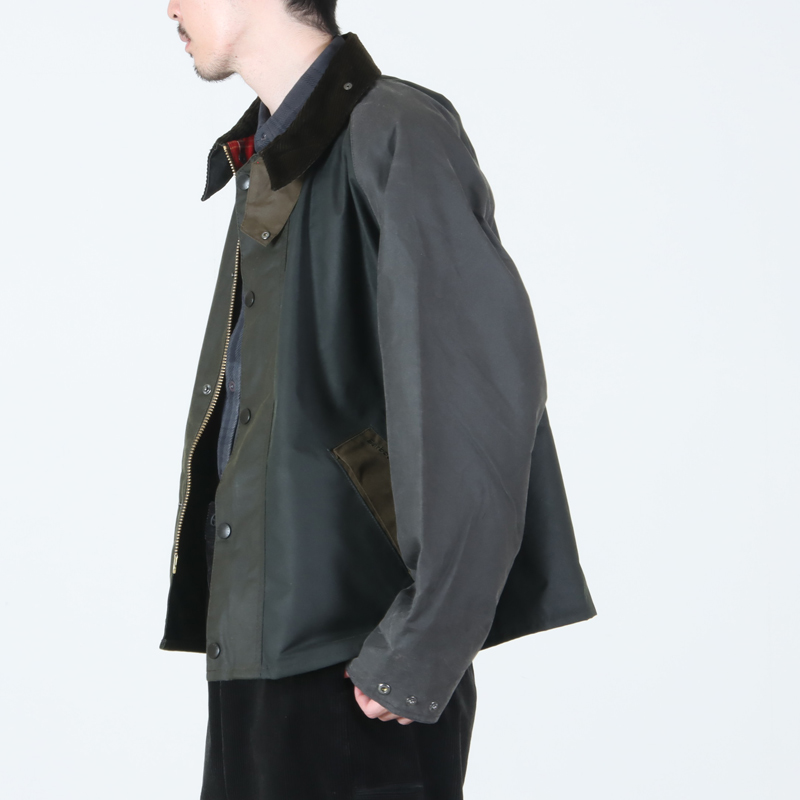 BARBOUR(バブアー) patchwork transport wax jacket