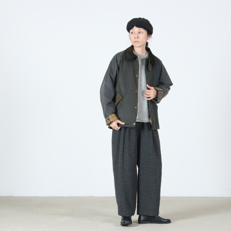 BARBOUR(バブアー) patchwork transport wax jacket