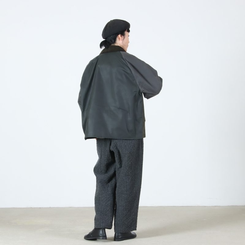 BARBOUR(バブアー) patchwork transport wax jacket