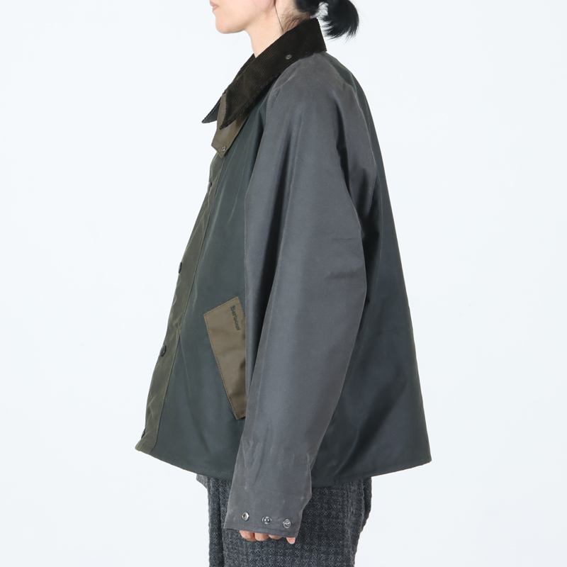 BARBOUR(バブアー) patchwork transport wax jacket