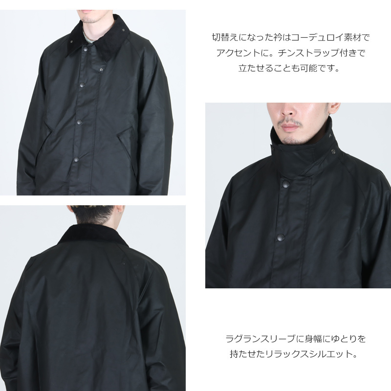 BARBOUR(Х֥) os transport wax jacket