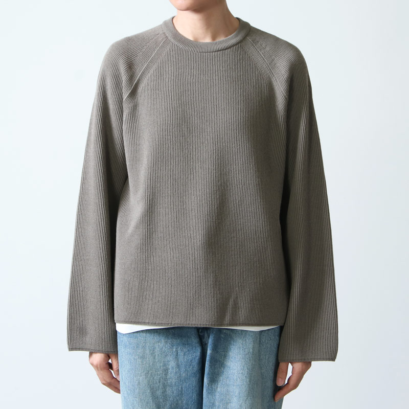 BATONER (バトナー) HARD TWIST WOOK CREW NECK / ハードツイスト 