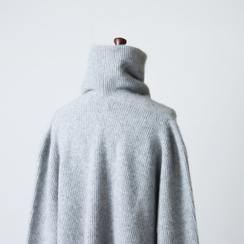 BATONER (バトナー) CASHMERE FOX UNIQUE TURTLE NECK / カシミア 