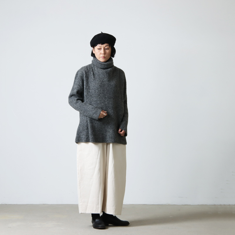 BATONER (バトナー) CASHMERE FOX UNIQUE TURTLE NECK / カシミア ...