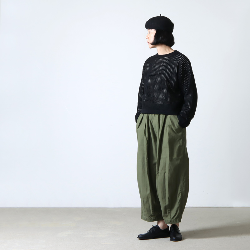 BATONER (バトナー) SUMMER KNIT CREW NECK / サマーニットクルーネック