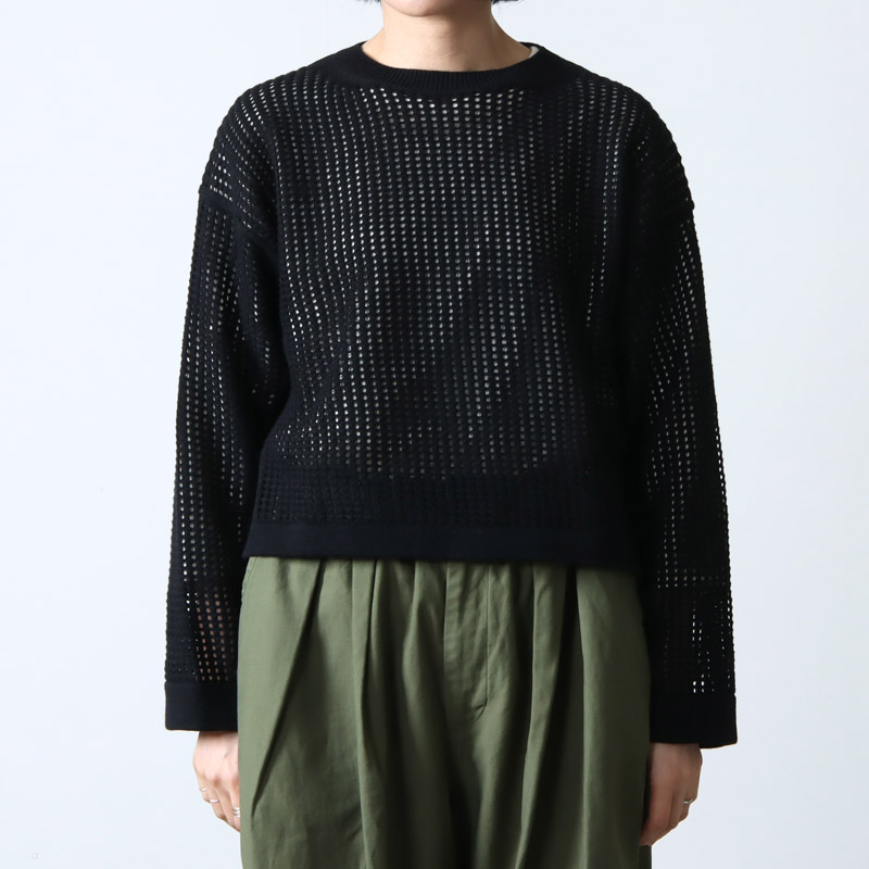 BATONER (バトナー) SUMMER KNIT CREW NECK / サマーニットクルーネック