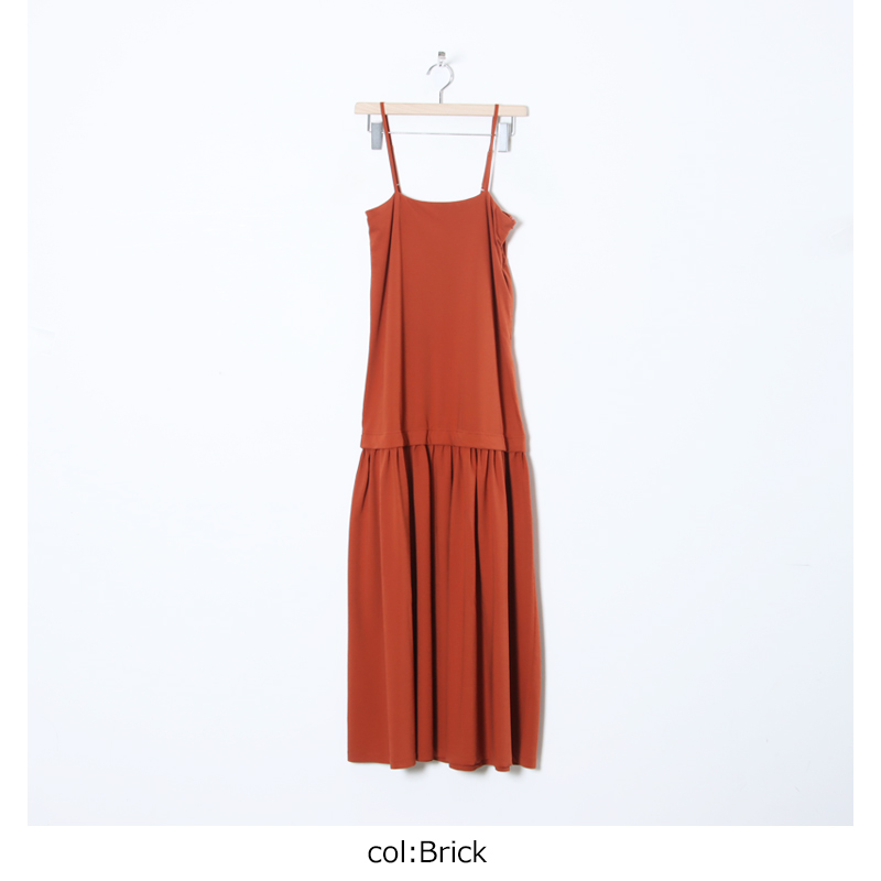 BATONER(Хȥʡ) BROAD AIR JERSEY CAMISOLE ONEPIECE
