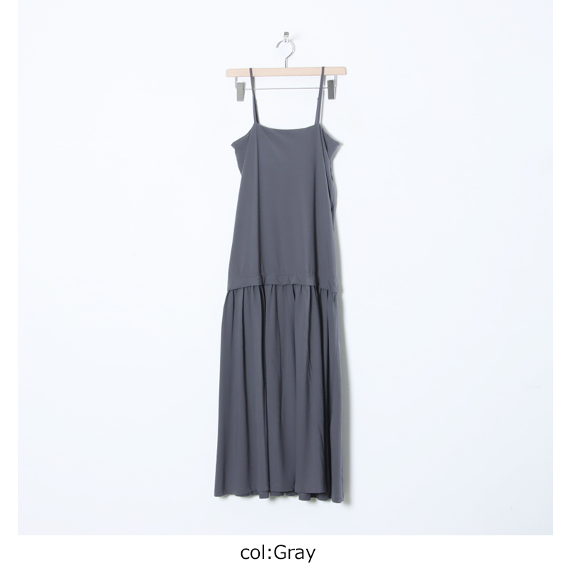 BATONER(Хȥʡ) BROAD AIR JERSEY CAMISOLE ONEPIECE