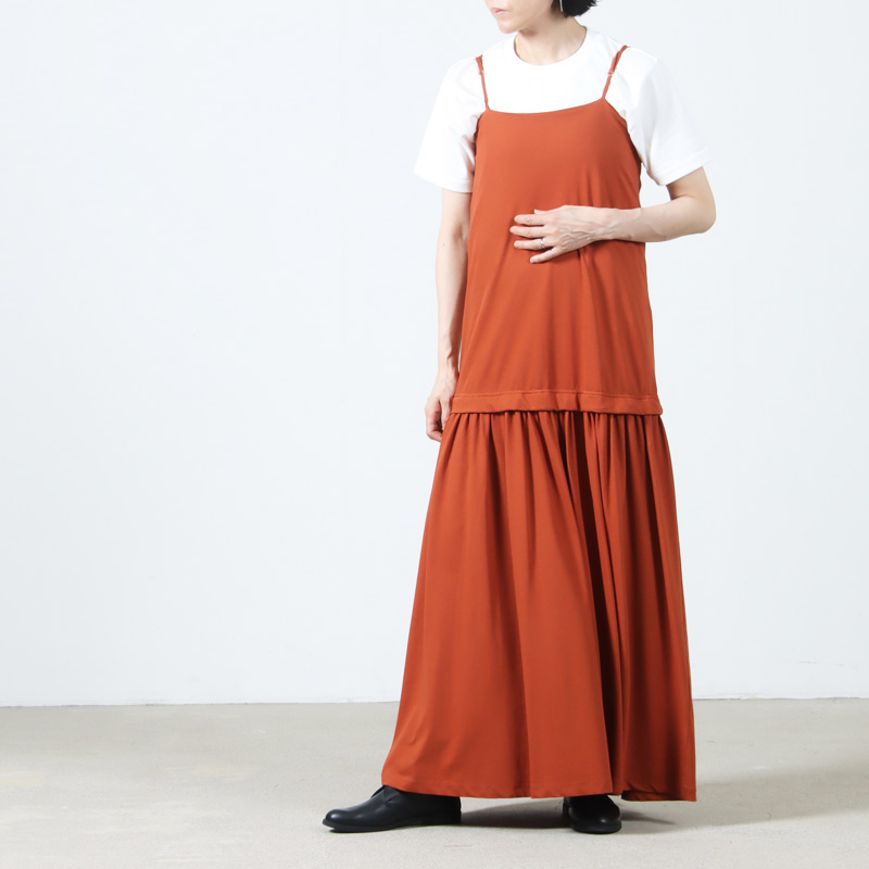 BATONER(Хȥʡ) BROAD AIR JERSEY CAMISOLE ONEPIECE
