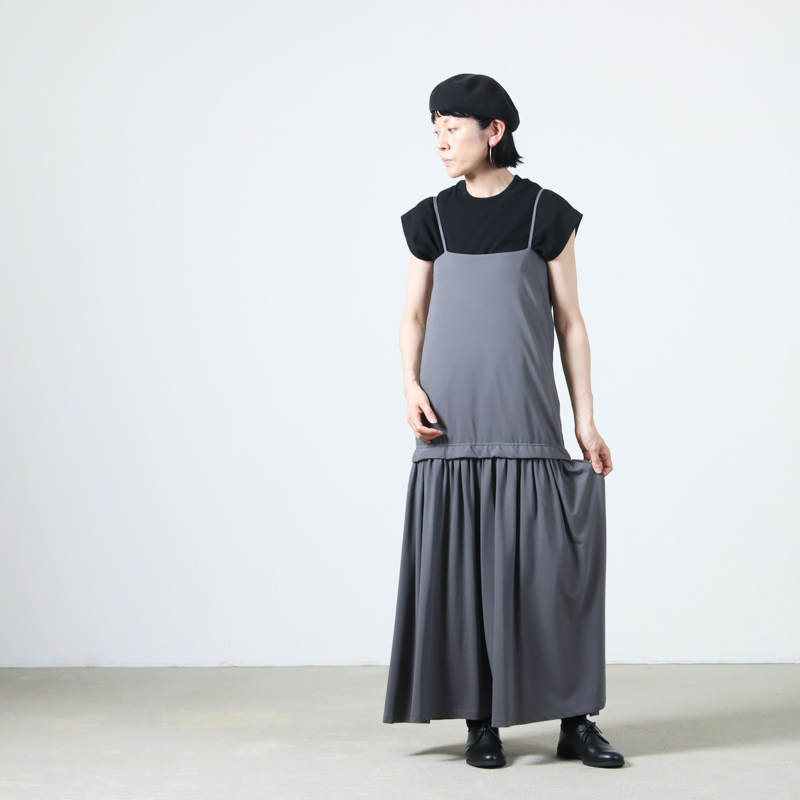 BATONER(Хȥʡ) BROAD AIR JERSEY CAMISOLE ONEPIECE